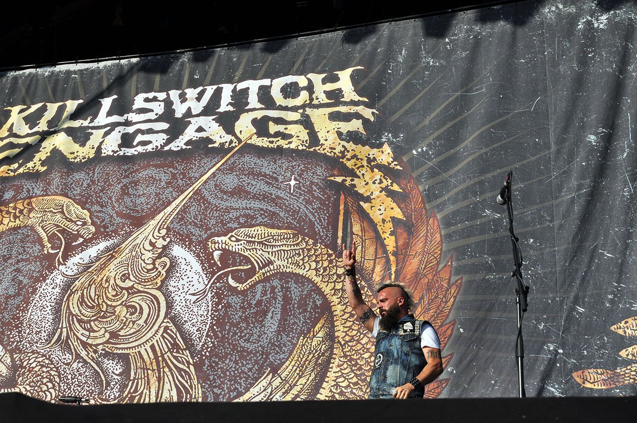 Iron Maiden-Support in Freiburg. – Killswitch Engage.