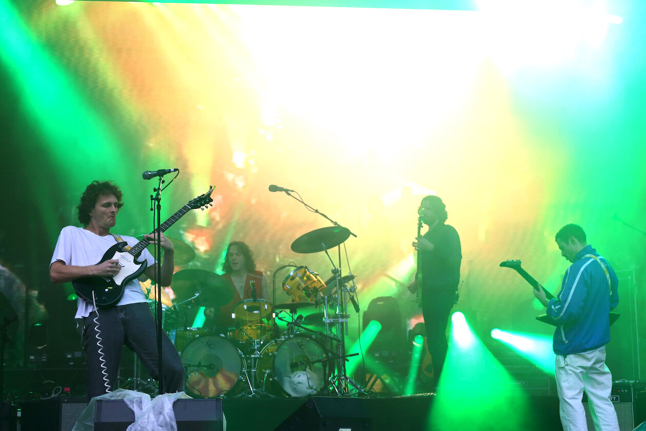 Die Australier performten drei Stunden lang live. – King Gizzard & The Lizard Wizard.
