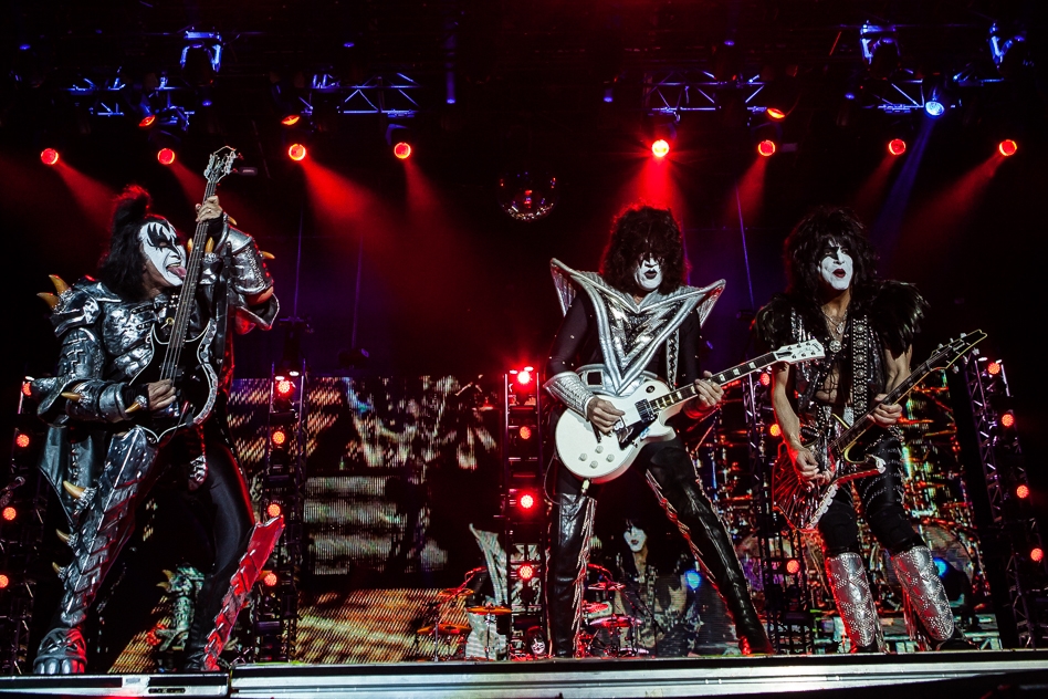Headliner bei der Erstauflage des Festivals. – Kiss.