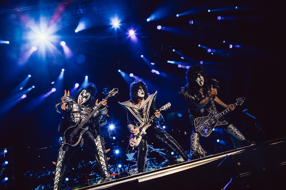 Headliner bei der Erstauflage des Festivals. – Kiss.