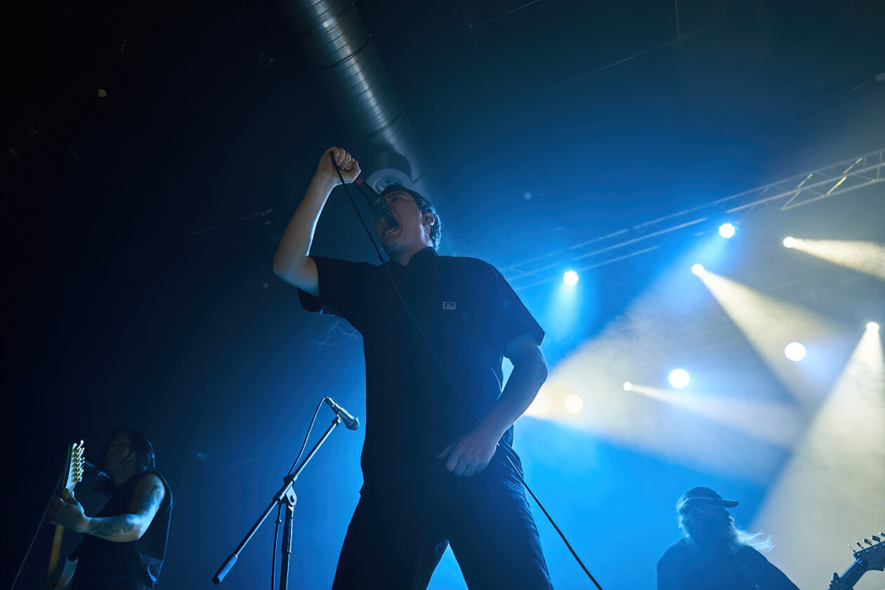 Das Hardcore-Phänomen um Sänger Bryan Garris aus Kentucky on stage. – Knocked Loose.