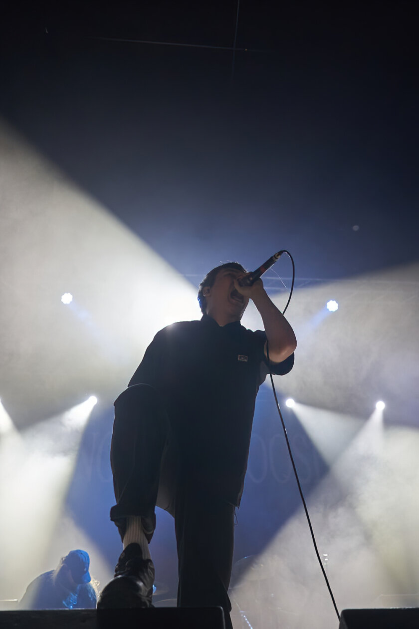 Das Hardcore-Phänomen um Sänger Bryan Garris aus Kentucky on stage. – Knocked Loose.