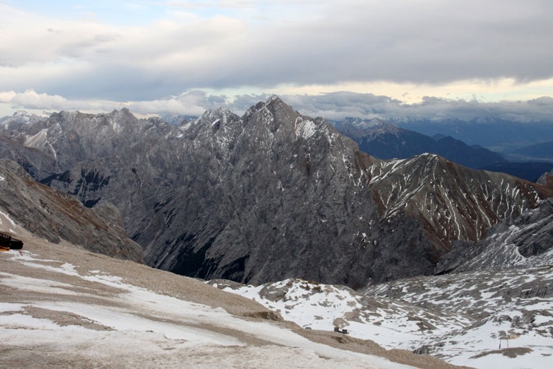Eisbrecher – Nette Aussicht von der Mittelstation.