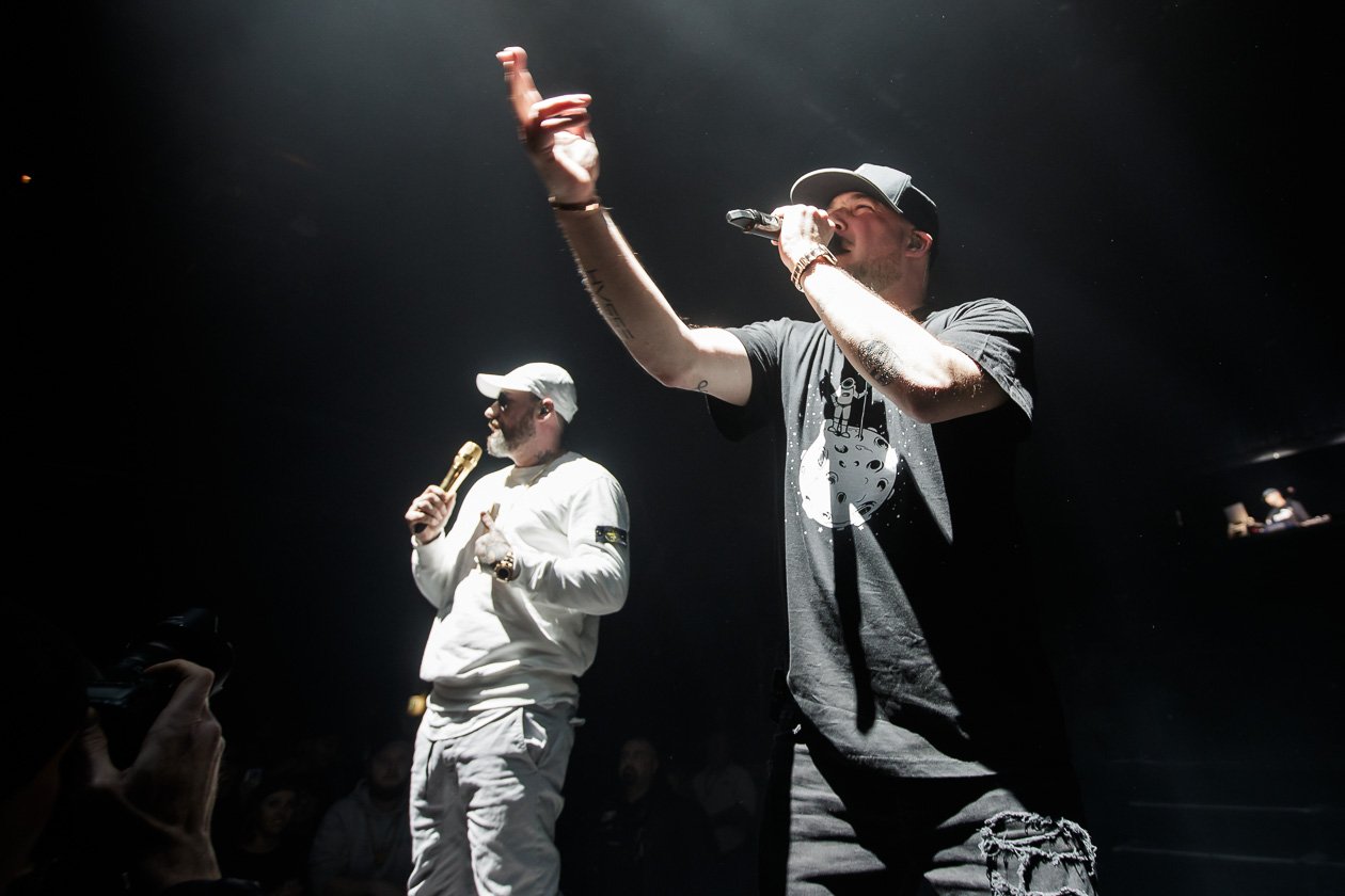 An zwei Abenden: "Royal Bunker" live in der Domstadt. – Kool Savas & Sido.