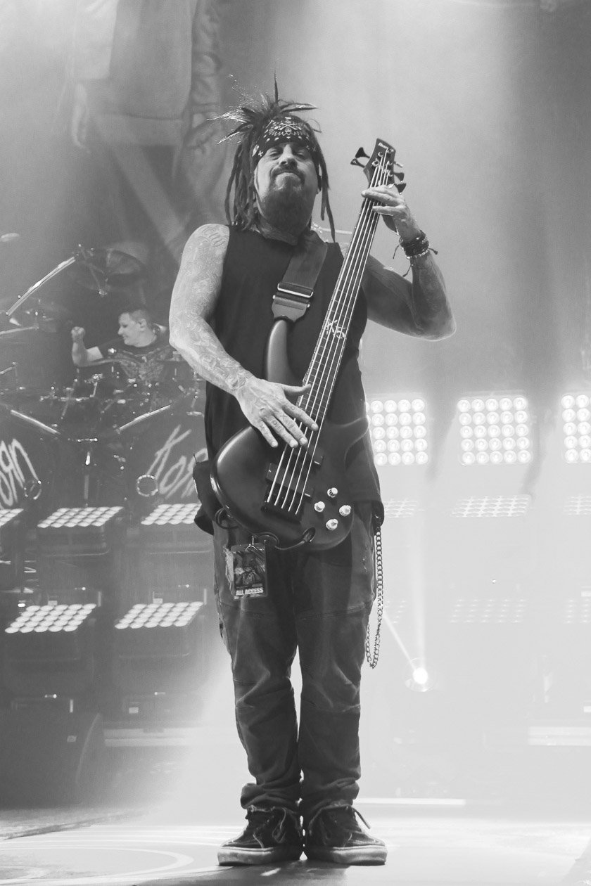 Korn – Jonathan Davis und Co. hatten in der Hauptstadt Heaven Shall Burn im Gepäck. – Fieldy.