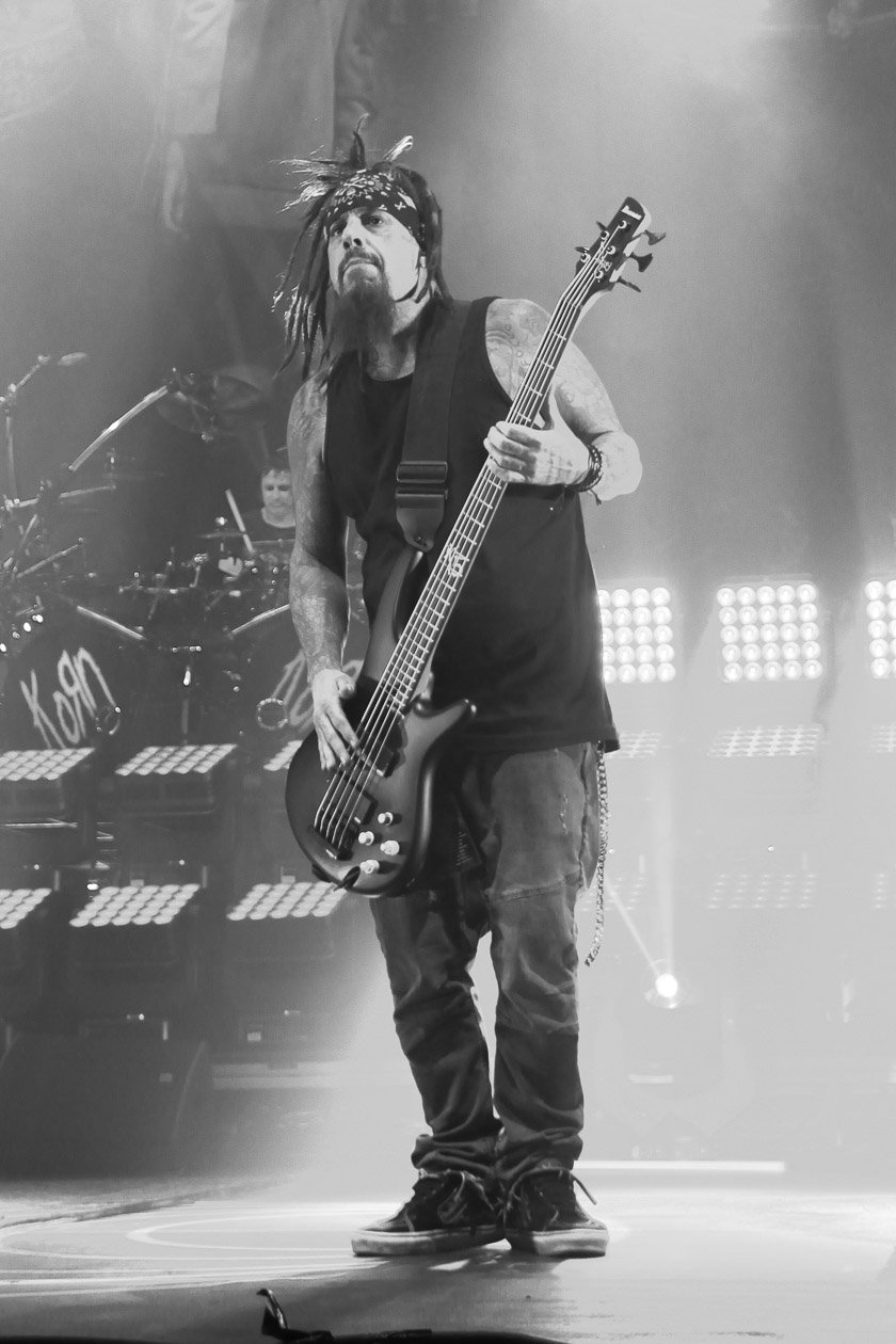 Korn – Jonathan Davis und Co. hatten in der Hauptstadt Heaven Shall Burn im Gepäck. – Fieldy.