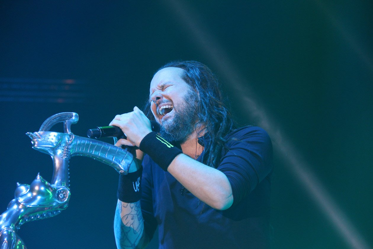Korn – Jonathan Davis und Co. hatten in der Hauptstadt Heaven Shall Burn im Gepäck. – Jonathan Davis.