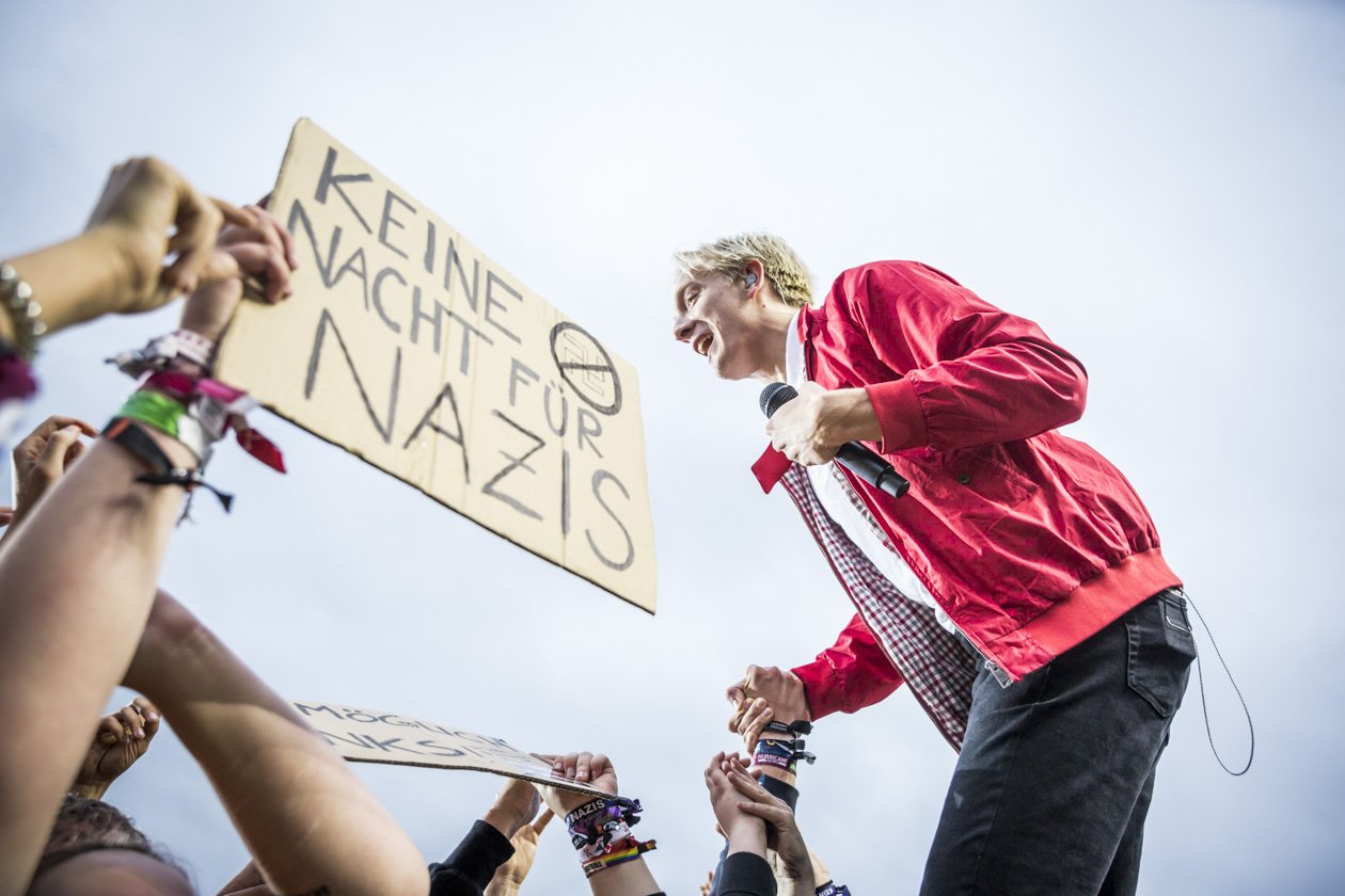 Green Stage-Highlight am Sonntag. – Kraftklub.