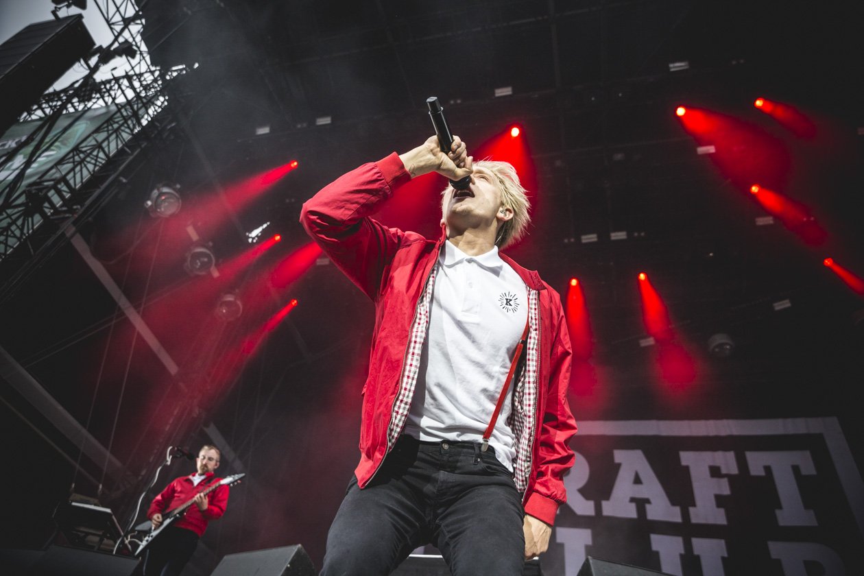 Green Stage-Highlight am Sonntag. – Kraftklub.