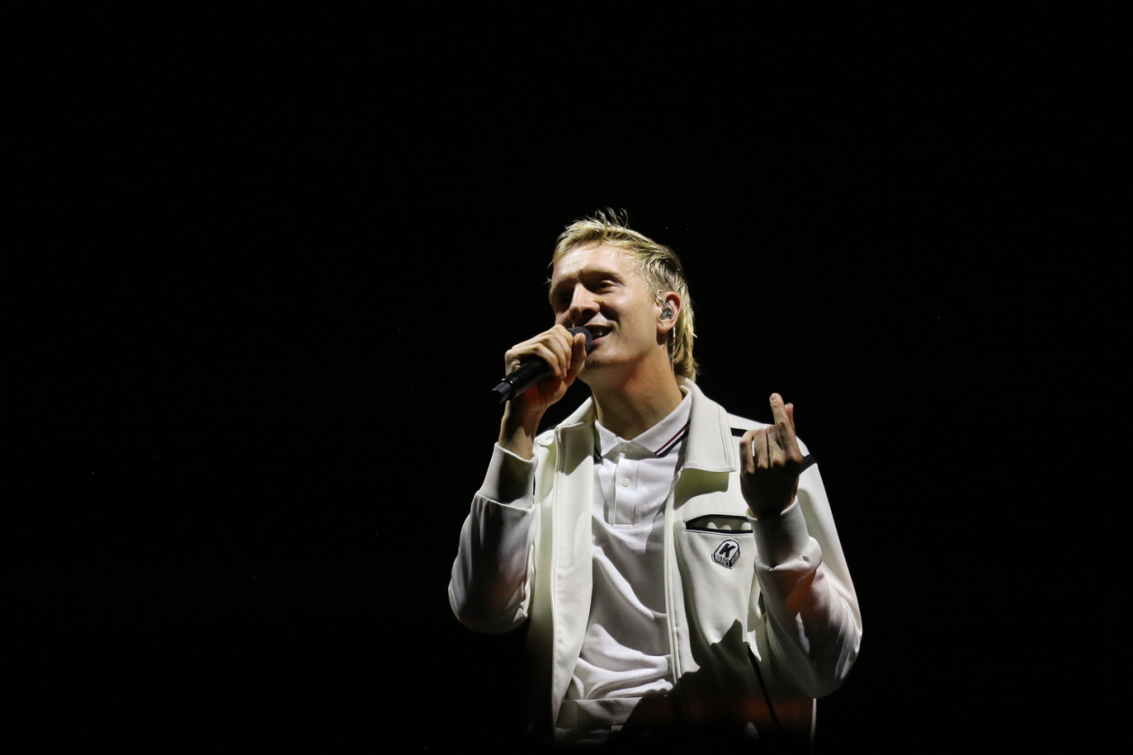 Die Chemnitzer waren einer der Festivalacts, auf die alle gewartet hatten. – Kraftklub.