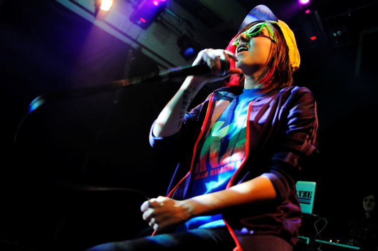 Lady Sovereign brachte gute Laune in die Domstadt mit. – Lady Sovereign.