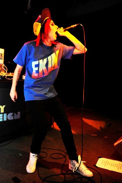 Lady Sovereign brachte gute Laune in die Domstadt mit. – Lady Sovereign.