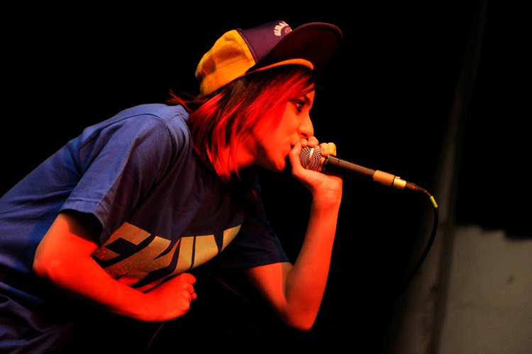 Lady Sovereign brachte gute Laune in die Domstadt mit. – Lady Sovereign live.