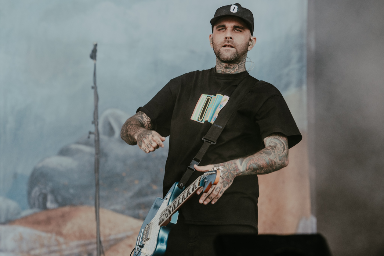 Landmvrks – Die französischen Metalcore-Durchstarter lieferten auf dem Acker ab. – Nicolas Exposito.