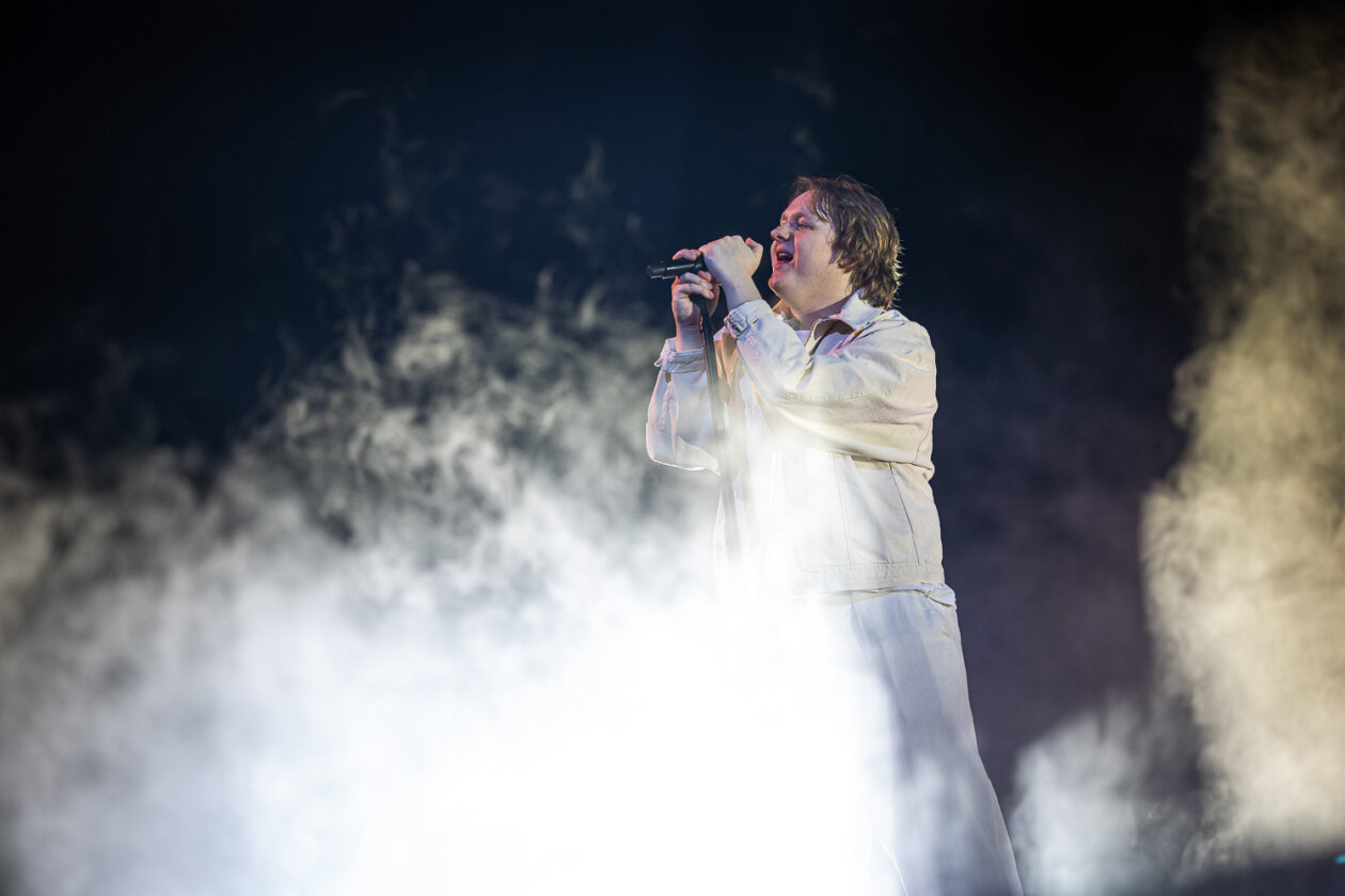 Der schottische Singer/Songwriter-Star auf Besuch in der Hauptstadt. – Lewis Capaldi.