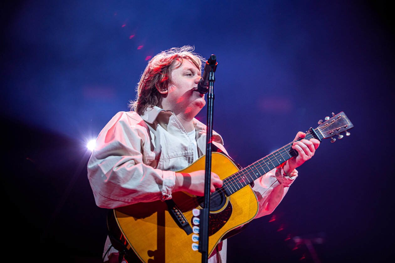 Der schottische Singer/Songwriter-Star auf Besuch in der Hauptstadt. – Lewis Capaldi.