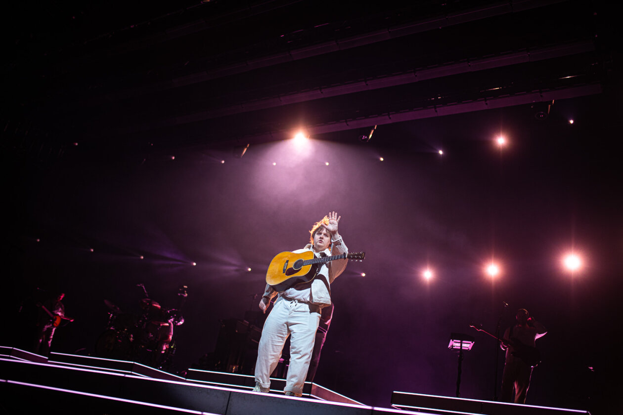 Der schottische Singer/Songwriter-Star auf Besuch in der Hauptstadt. – Lewis Capaldi.