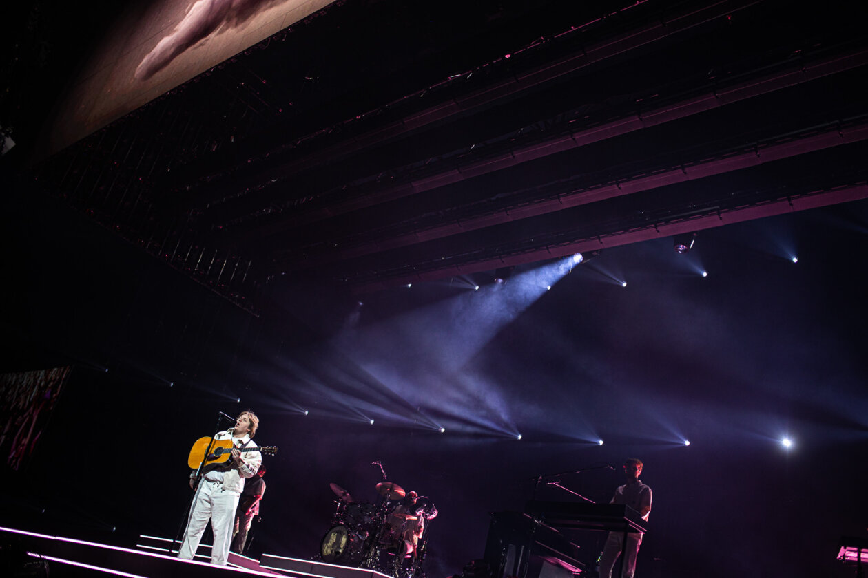 Der schottische Singer/Songwriter-Star auf Besuch in der Hauptstadt. – Lewis Capaldi.