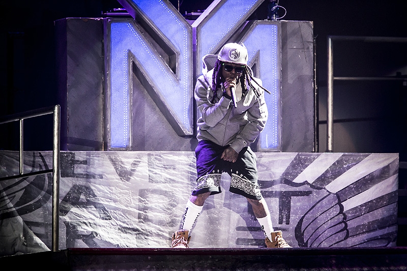 Lil Wayne live in der Festhalle Frankfurt. – Lil Wayne 2013 in der Festhalle Frankfurt.