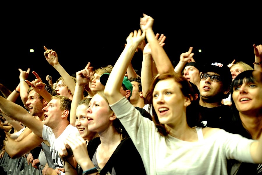 Limp Bizkit – Fred Durst und Co. in alter Frische. – Die 5.000 waren vom ersten Song an dabei.