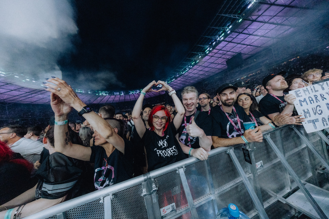 Linkin Park – Mike Shinoda, Emily Armstrong und Co. begeistern die Fans. – Fans.