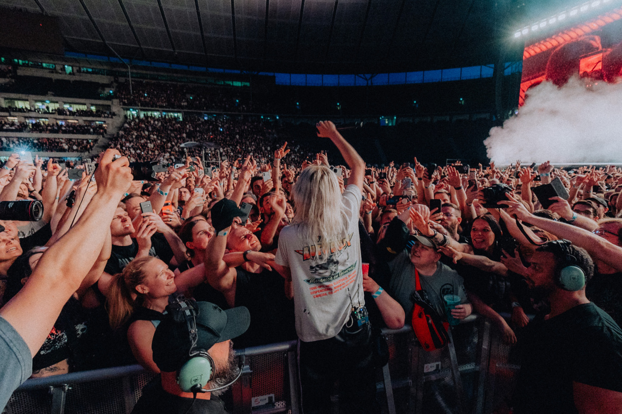Linkin Park – Mike Shinoda, Emily Armstrong und Co. begeistern die Fans. – Im Berliner Olympiastadion.