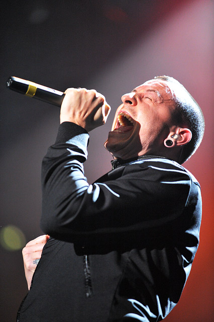 Große Show in der ausverkauften Kölnarena: Linkin Park. – 