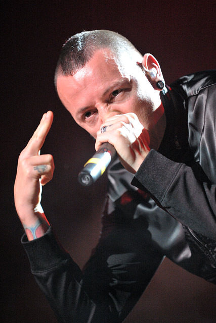 Große Show in der ausverkauften Kölnarena: Linkin Park. – 