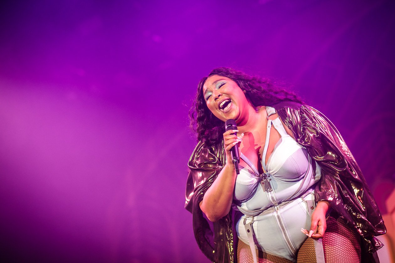 Die Rapperin und Aktivistin 2019 mit dem Album "Cuz I Love You" on tour. – Lizzo.