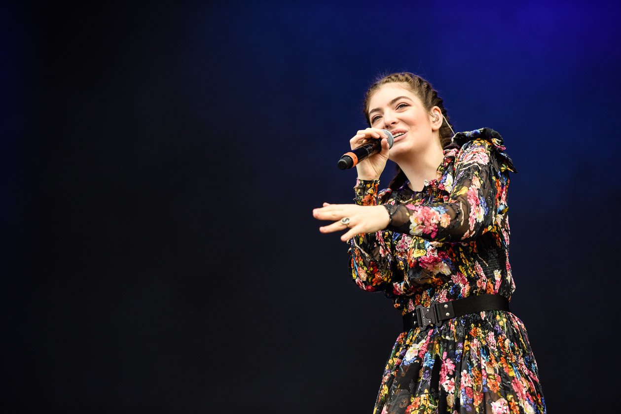 Die Neuseeländerin beim Doppelfestival. – Lorde.
