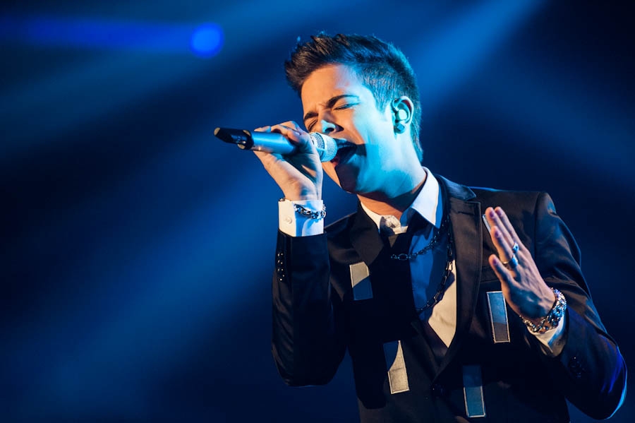 Luca Hänni – Unter den letzten 3 Kandidaten der 9. Staffel. – DSDS 2012 - Das Halbfinale.