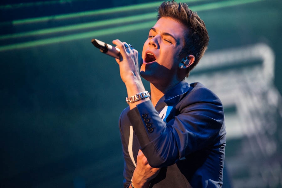 Luca Hänni – Unter den letzten 3 Kandidaten der 9. Staffel. – DSDS 2012 - Das Halbfinale.