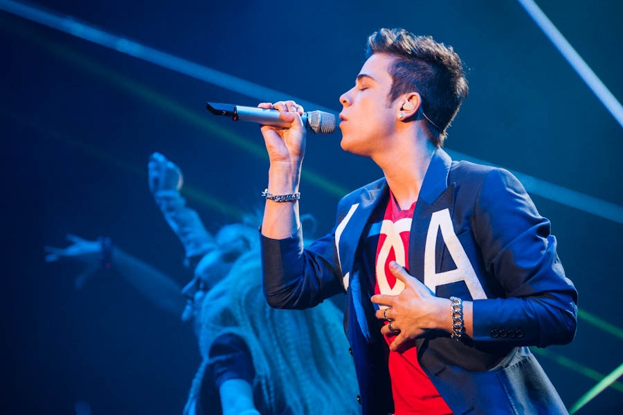 Luca Hänni – Unter den letzten 3 Kandidaten der 9. Staffel. – DSDS 2012 - Das Halbfinale.