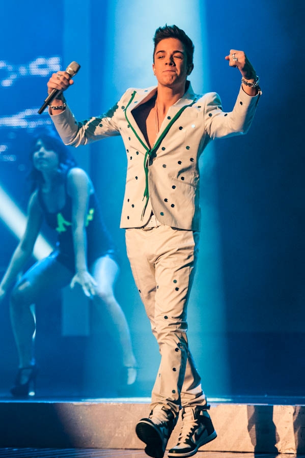 Luca Hänni – Unter den letzten 3 Kandidaten der 9. Staffel. – DSDS 2012 - Das Halbfinale.