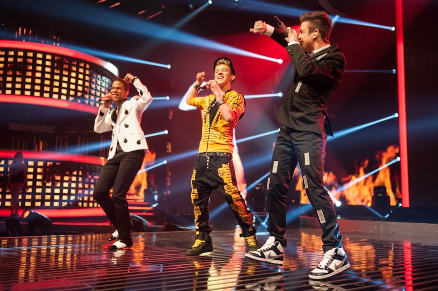 Luca Hänni – Unter den letzten 3 Kandidaten der 9. Staffel. – DSDS 2012 - Das Halbfinale.