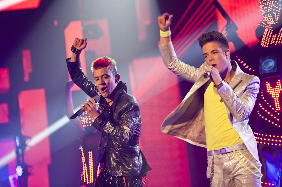 Daniele Negroni vs Luca Hänni. – DSDS 2012 - Das Finale.