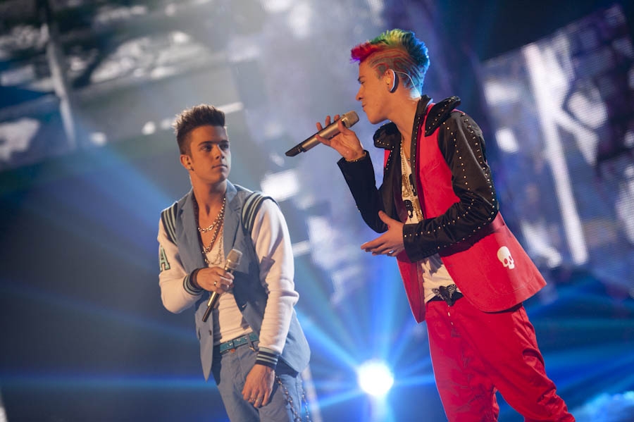 Daniele Negroni vs Luca Hänni. – DSDS 2012 - Das Finale.