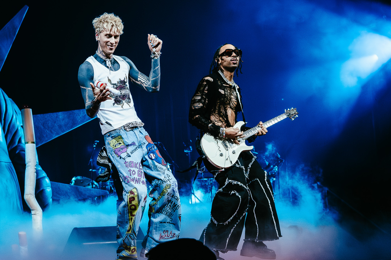 Auf Besuch in der Haupstadt: die "Lost Americana"-Tour. – Machine Gun Kelly in Berlin.