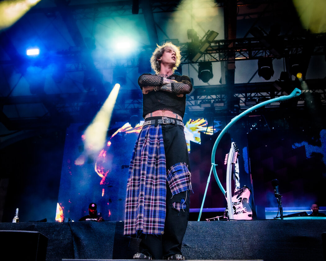Machine Gun Kelly – Nach den Gigs bei Rock im Park und Rock am Ring gleich weiter in die Hauptstadt: MGK und Band. – MGK.