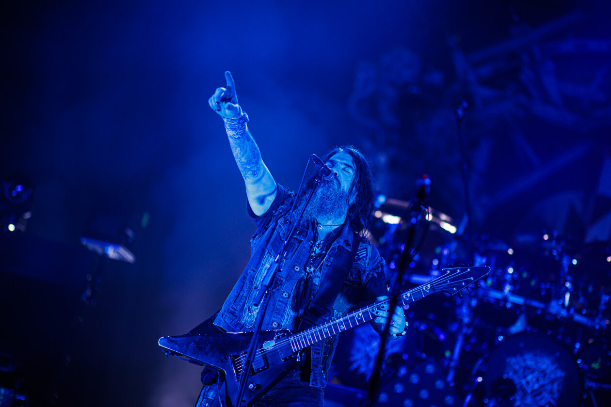 Auf "Vikings And Lionhearts" Arena-Tour mit Amon Armath. – Machine Head.