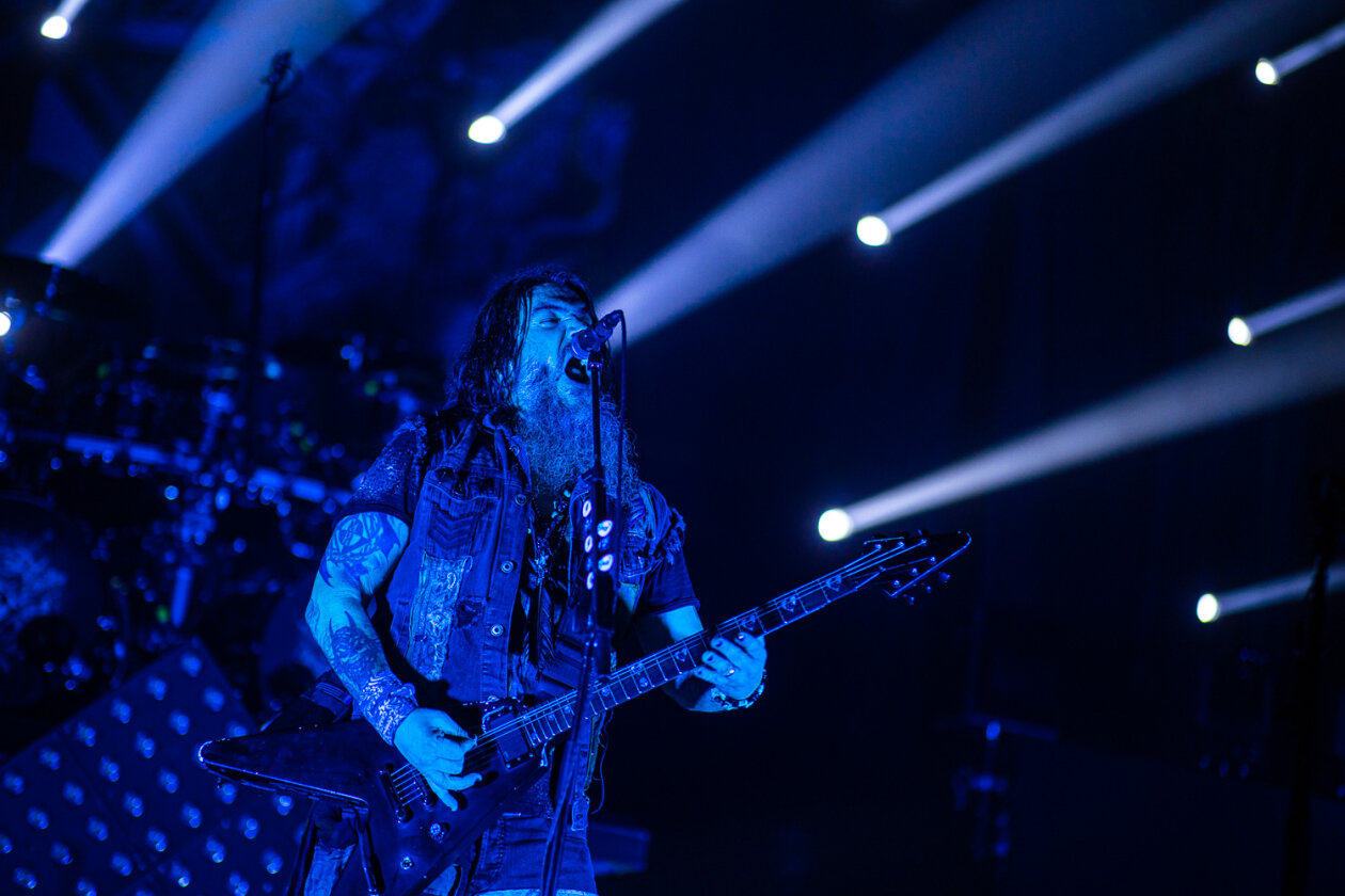 Auf "Vikings And Lionhearts" Arena-Tour mit Amon Armath. – Machine Head.