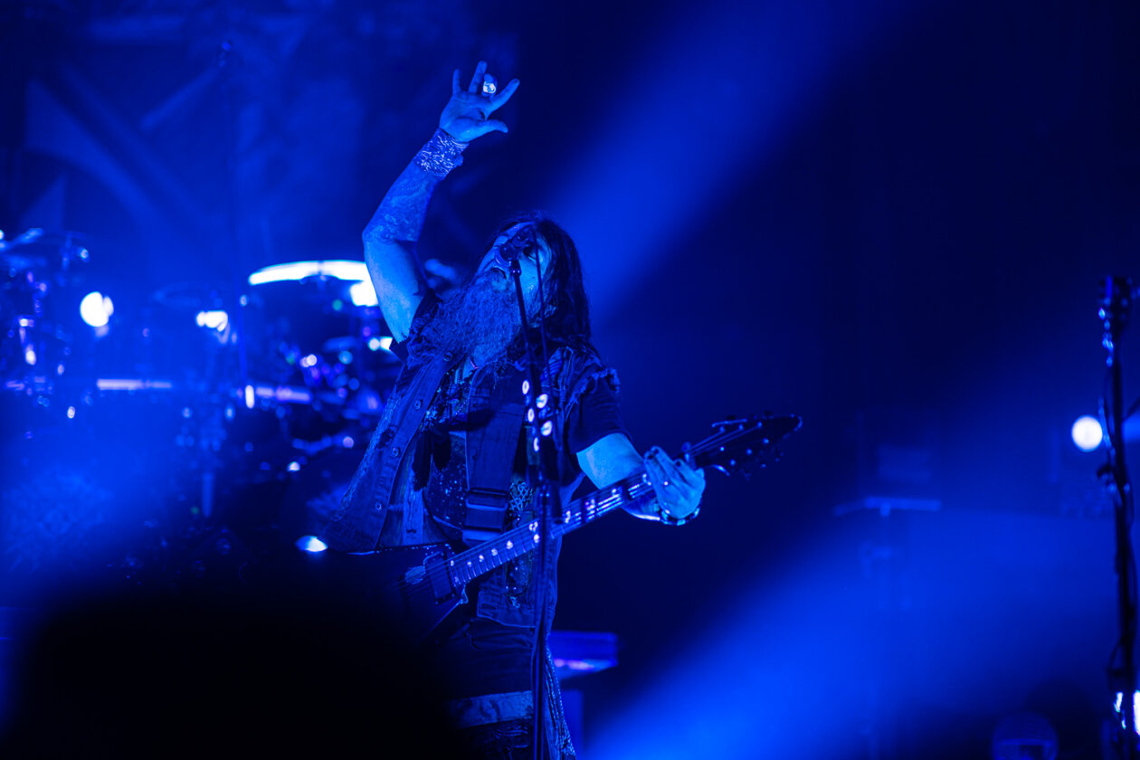 Auf "Vikings And Lionhearts" Arena-Tour mit Amon Armath. – Machine Head.