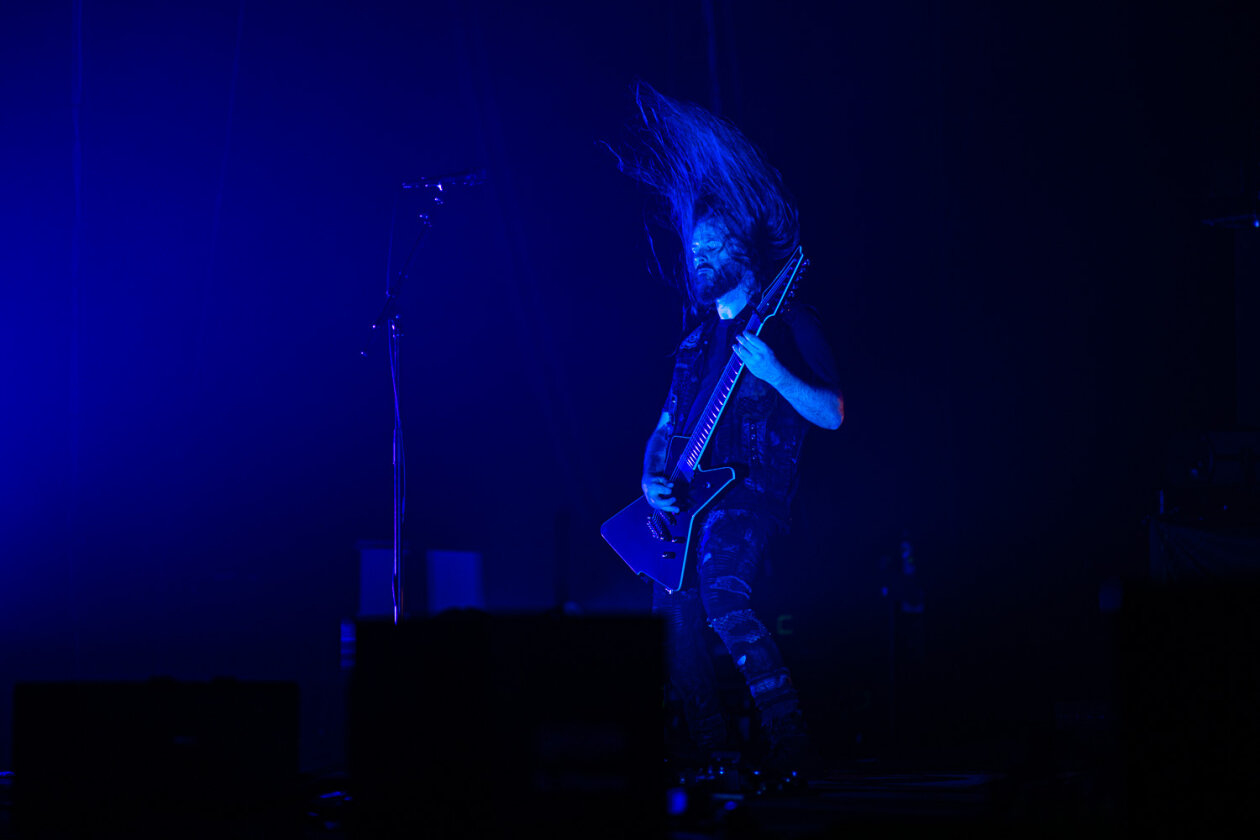 Auf "Vikings And Lionhearts" Arena-Tour mit Amon Armath. – Machine Head.