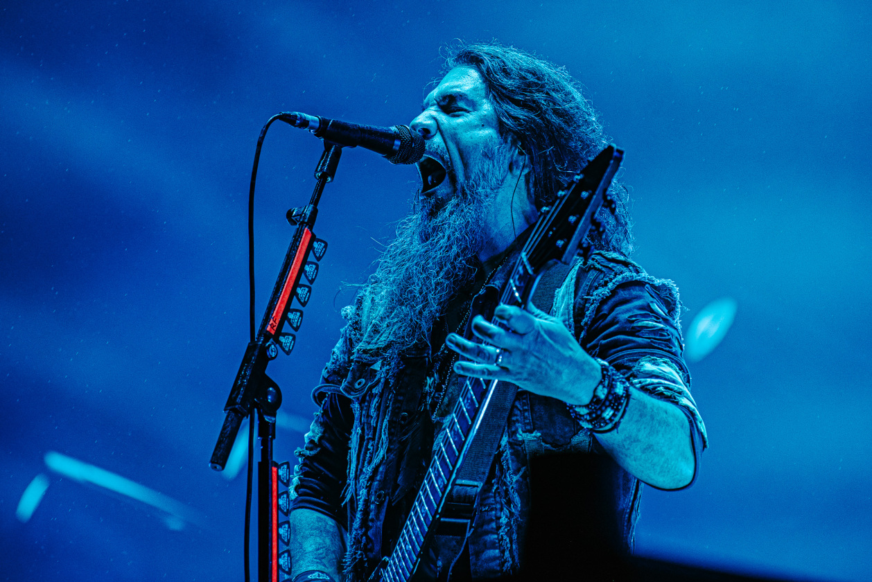 Machine Head – Headbanging mit Robb Flynn und Band auf der Faster-Stage. – Robb Flynn.