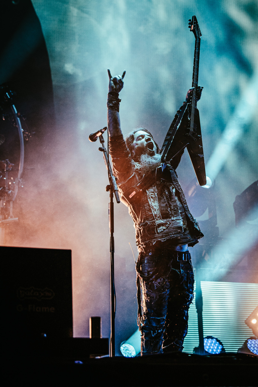 Machine Head – Headbanging mit Robb Flynn und Band auf der Faster-Stage. – Robb Flynn.