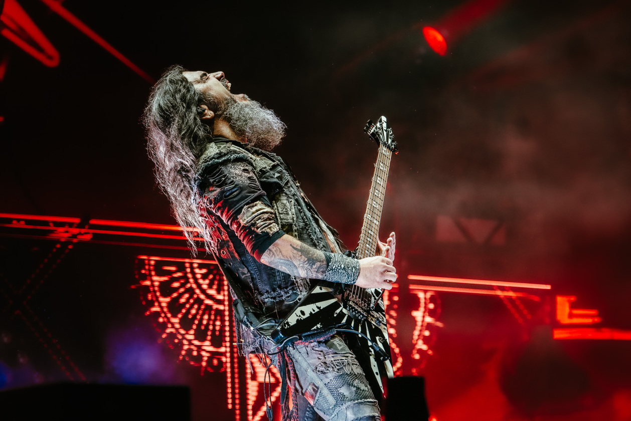 Machine Head – Headbanging mit Robb Flynn und Band auf der Faster-Stage. – Robb Flynn.