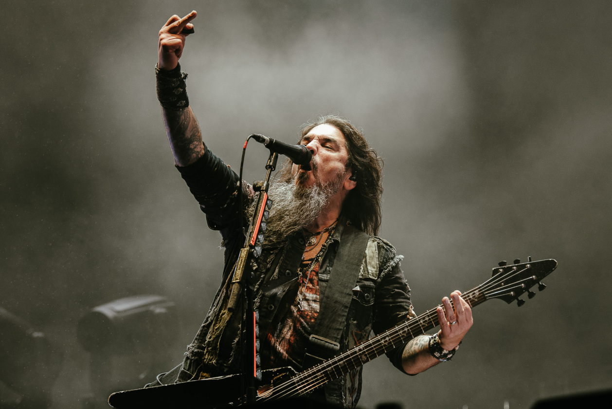 Machine Head – Headbanging mit Robb Flynn und Band auf der Faster-Stage. – Robb Flynn.