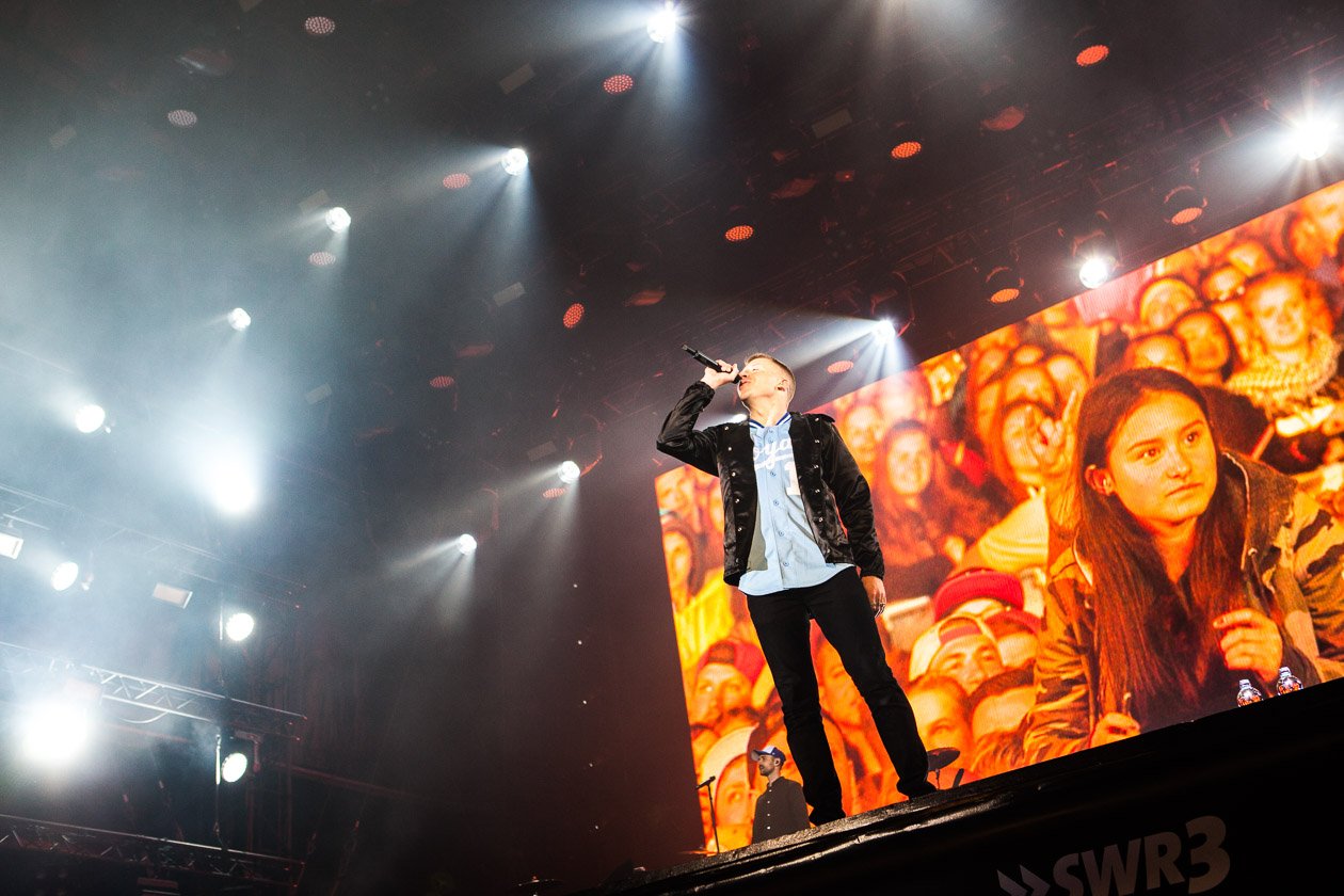 Macklemore &amp; Ryan Lewis gaben als letzter Act am Sonntag Partygas. – On stage.
