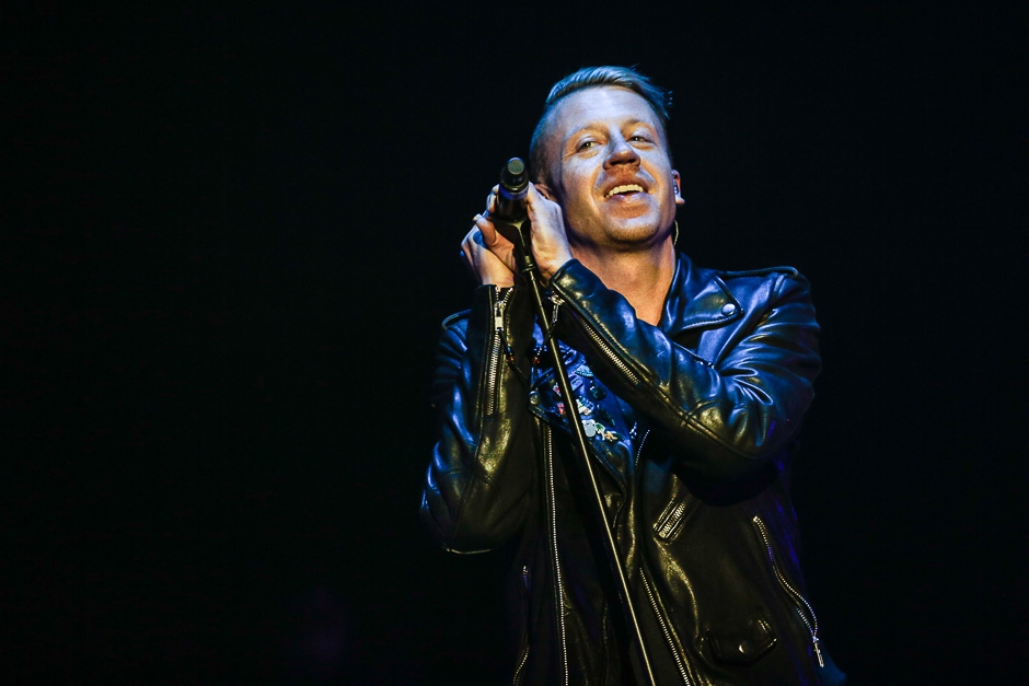Mit Ryan Lewis in der Headliner-Position. – Macklemore.