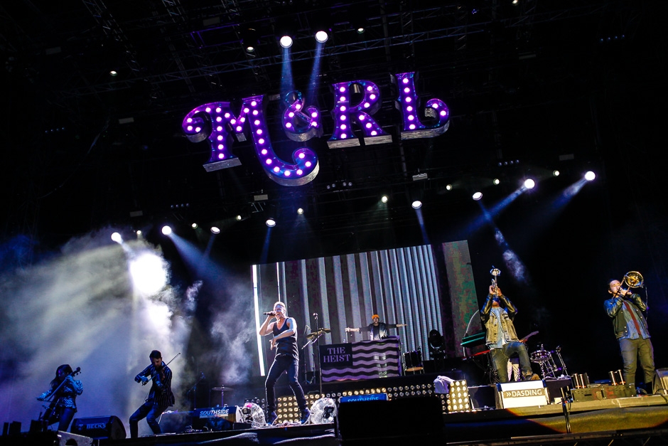 Mit Ryan Lewis in der Headliner-Position. – Macklemore & Ryan Lewis.